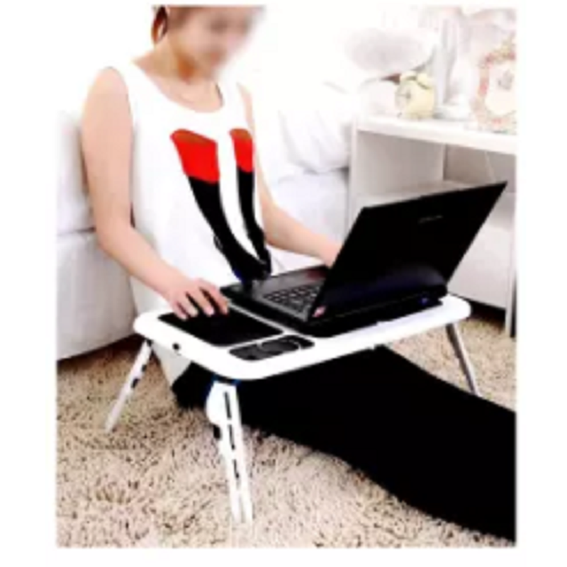 Picture of Portable Laptop Table Desk, Adjustable Height E-Table (Multicolor)