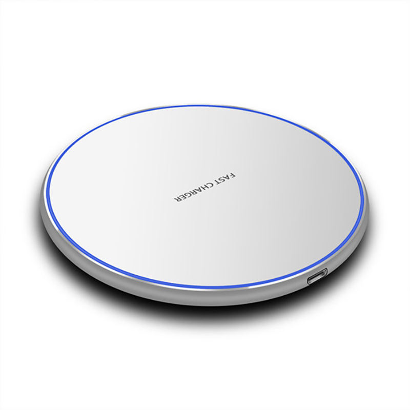 Picture of Wireless Fast Charger Charging Pad Micro USB for Smart Phone -Black (Multicolor, )