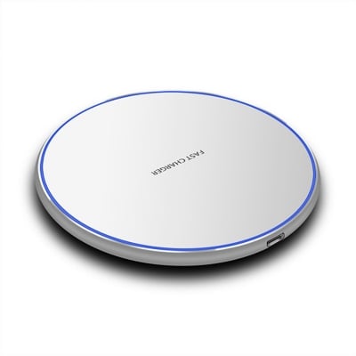 Picture of Wireless Fast Charger Charging Pad Micro USB for Smart Phone -Black (Multicolor, )