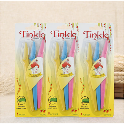 Picture of 3 Pieces Eyebrow Razor Shaper Shavers Trimmers for Women and Men Face Hair Removers (Multicolor,Face)