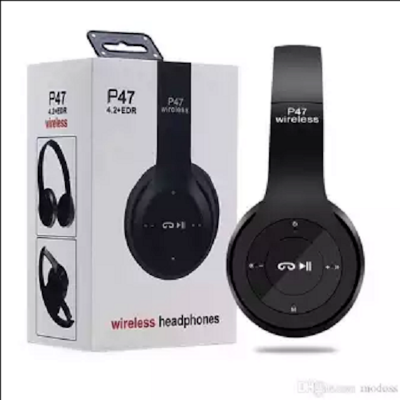 Picture of P47 Headband Foldable Stereo Bluetooth Headphones Wireless Headset (Multicolor)
