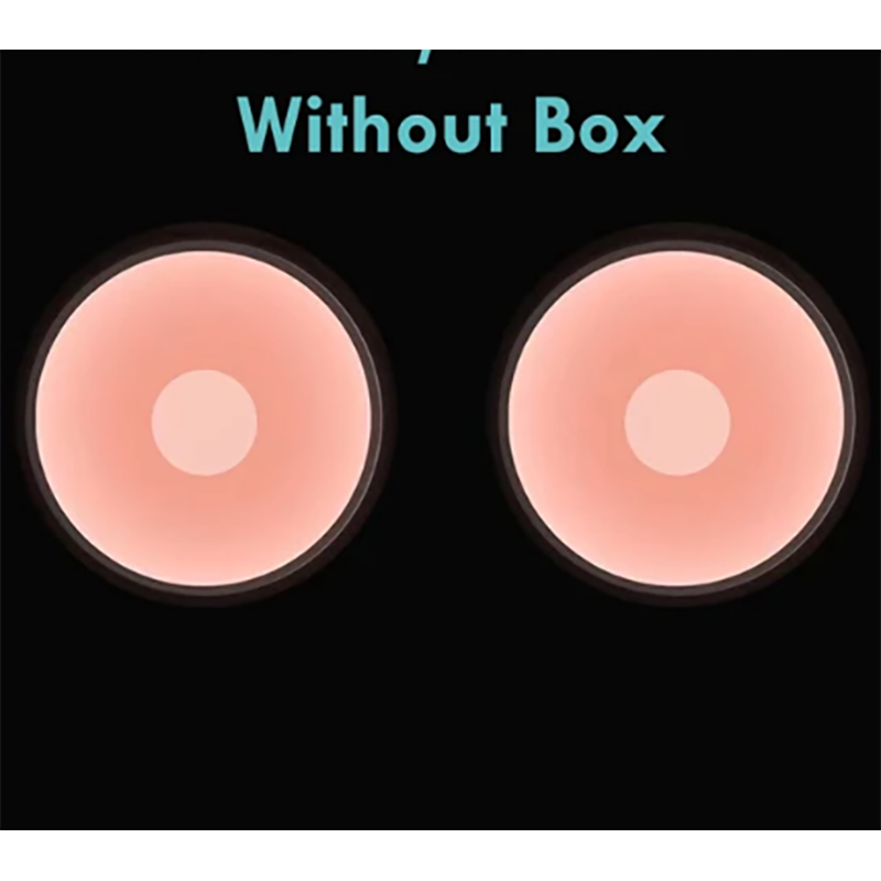 Picture of Women Silicone Nipple Stickers Anti-bump Chest Pad Lift Nipple Cover Pads Invisible Reusable Bra Chest Sticker -Breast Pad -Pair (Multicolor,US: 2/UK: 6)