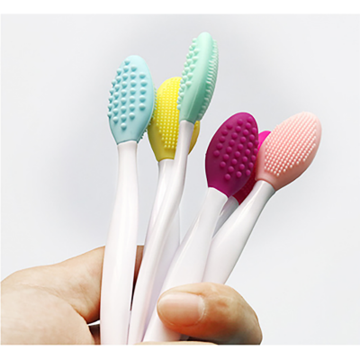 Picture of 1 Pcs Silicone Exfoliating Lip Brush Tool Double-sided Soft Lip Smoother Brush (Multicolor,Face,Others)