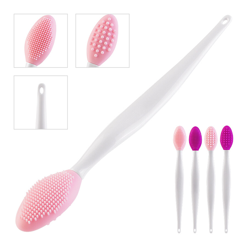 Picture of Double Side Soft Silicone Lip Scrub Tool & Nose Blackhead Remove Brush (Multicolor,Face,Others)
