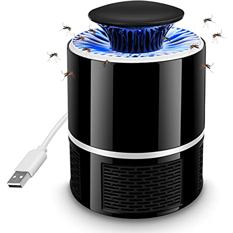 Picture of USB Electronics Mosquito Killer Trap Moth Fly Wasp LED Night Light Lamp Bug Insect Lights Killing Pest Zapper Repeller - mosquito bat (Multicolor)