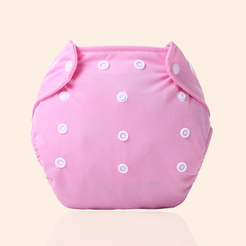 Picture of Adjustable Reusable Washable Cloth Diaper (With 1 Pad 3 Layer) (Pink, )