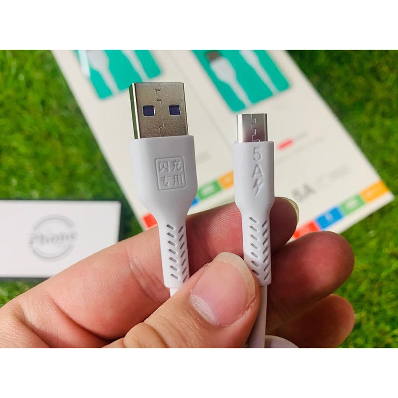 Picture of Ps003 Micro Quick Data Cable and Fast Charging (White)