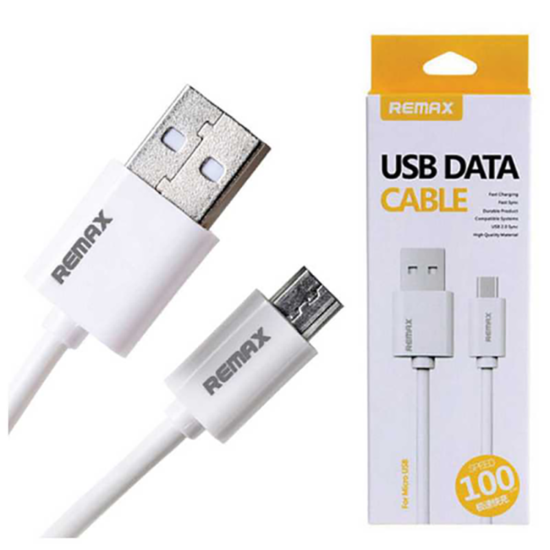 Picture of REMAX Fast Charging USB Data Cable - White (White)