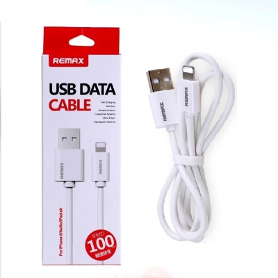 Picture of Remax USB Data Cable for iPhone/iPad Air 100cm - White (White)
