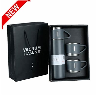 Picture of Stainless Steel Vacuum Flask Cup of set 500ml (Multicolor)