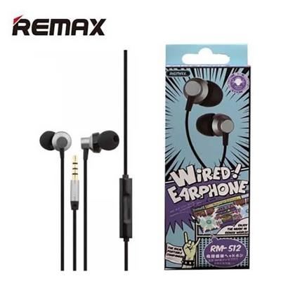 Picture of Remax Earphone Rm 512 Earphone (Black)
