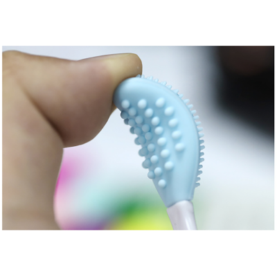 Picture of 1 Pcs Silicone Exfoliating Lip Brush Tool Double-sided Soft Lip Smoother Brush (Multicolor,Face,Others)