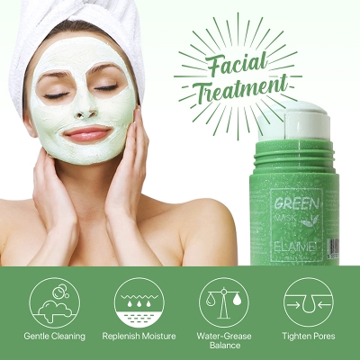 Picture of Cleansing Facial Mask Stick Melao Green Mask Stick For All Skin Types Women & Men (Face,Others)