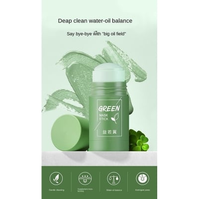 Picture of Cleansing Facial Mask Stick Melao Green Mask Stick For All Skin Types Women & Men - Face Mask - Multani Mati (Face,Others)