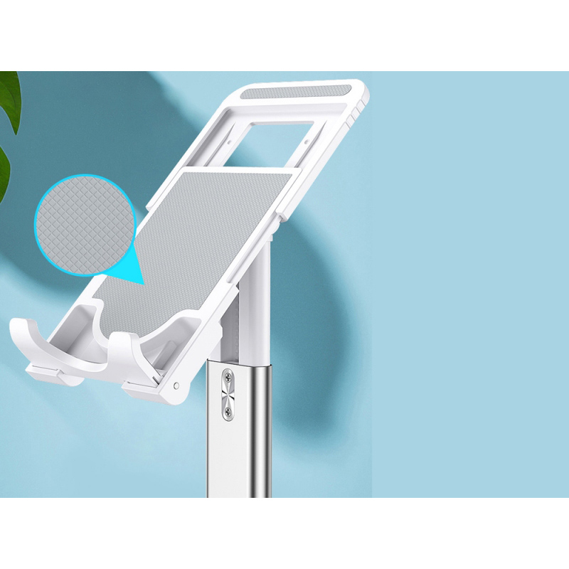 Picture of Folding Desktop Phone & Tab Stand-White (White)