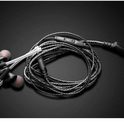 Picture of Qkz Dm10 Zinc Alloy Hifi Dual Driver Extra Bass Earphone in Ear Earphones 3.5 Mm Sports Headset Phone Laptop Gaming Earphone Earbuds (Multicolor)