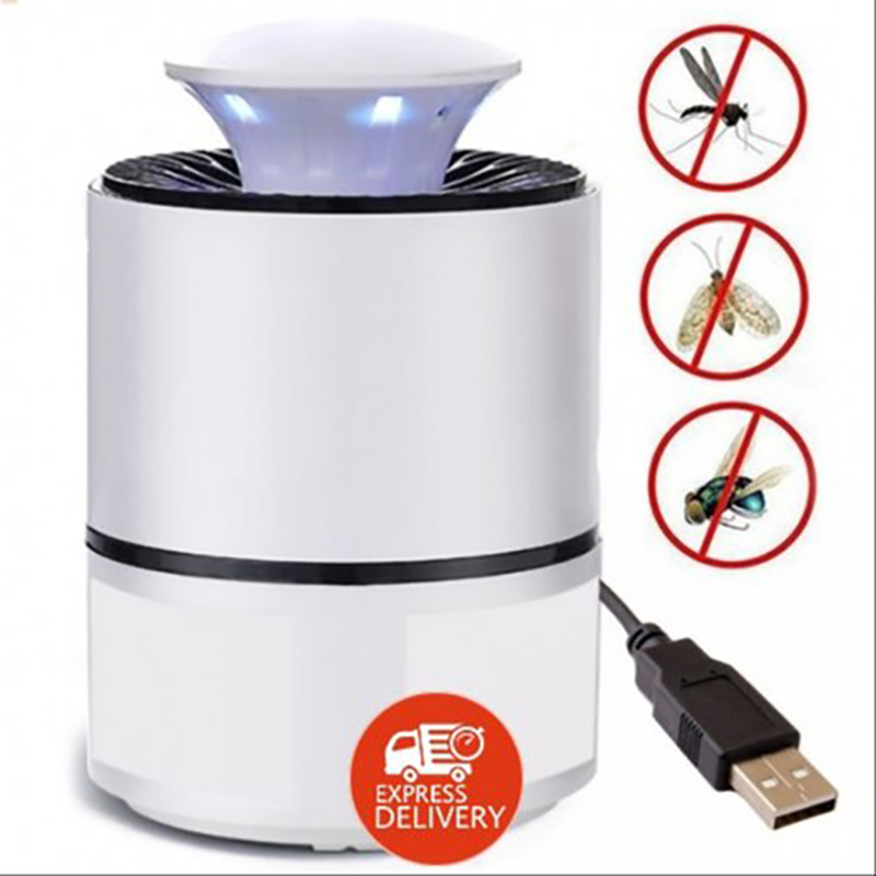 Picture of USB Electronics Mosquito Killer Trap Moth Fly Wasp LED Night Light Lamp Bug Insect Lights Killing Pest Zapper Repeller - mosquito bat (Multicolor)
