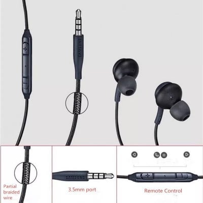 Picture of Super Bass Earphone With Pouch- A K G Samsung (Black)