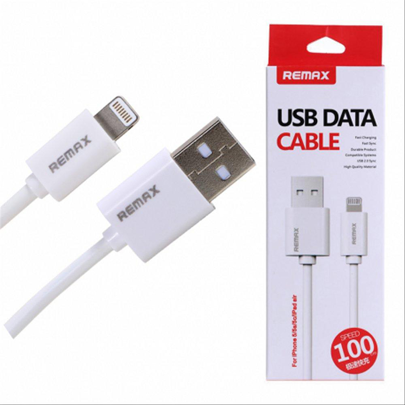 Picture of Remax USB Data Cable for iPhone/iPad Air 100cm - White (White)