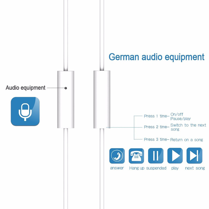 Picture of Remax Rm-501 Earphone-White (White)