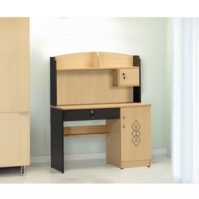Picture of Furniture Express New Model Computer Desk | Laptop Table | Study Desk | Reading Table| Cabinet with & Small Lockable Drawer by Best Quality Furniture-h50 w42 d18 inch