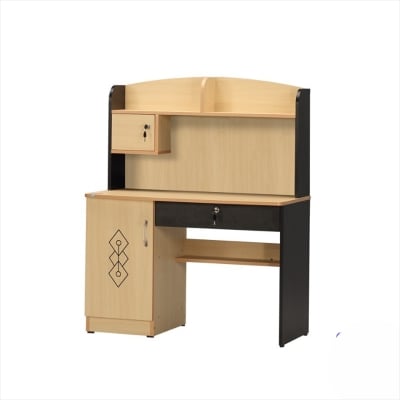 Picture of Furniture Express New Model Computer Desk | Laptop Table | Study Desk | Reading Table| Cabinet with & Small Lockable Drawer by Best Quality Furniture-h50 w42 d18 inch