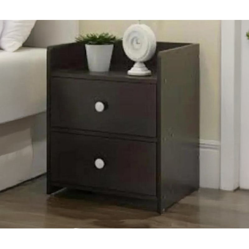 Picture of Furniture Express Progressive - Bed Side Table with Two Large Drawer Size-h20 w16 d12 inch by Best Quality Furniture - Furniture & Decor
