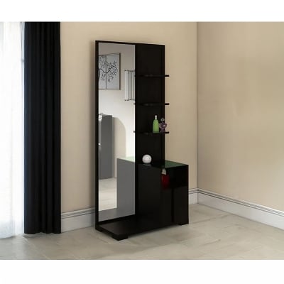 Picture of Furniture Express Nifty Niche - Opulence at Its Best - Dressing Table With Full Glass - Best Quality Furniture - Furniture & Decor - Must Have-h70 w30 d12 inch