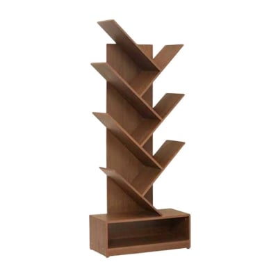 Picture of Furniture Express Modern Display Rack | Shelves Rack | Book Shelf Corner | Large Storage Shelf by Best Quality Furniture - Minimalistic Sophistication-h60 w18 d6 inch