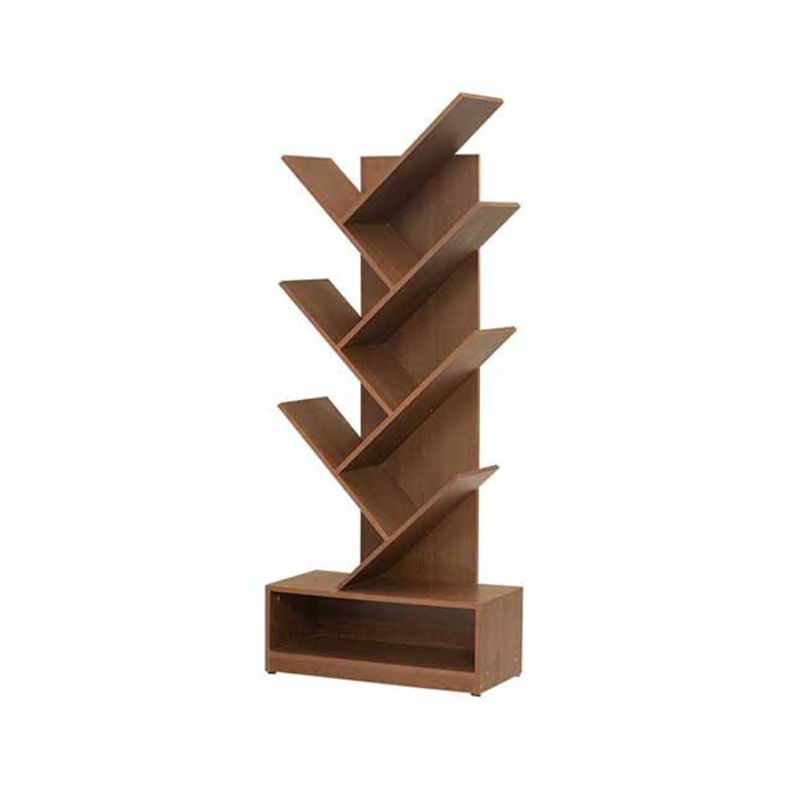 Picture of Furniture Express Modern Display Rack | Shelves Rack | Book Shelf Corner | Large Storage Shelf by Best Quality Furniture - Minimalistic Sophistication-h60 w18 d6 inch