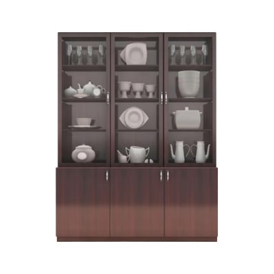 Picture of Furniture Express Newfangled - Showcase With Crockery Display Unit with 3 door Storage Cabinet by Best Quality Furniture - Furniture & Decor