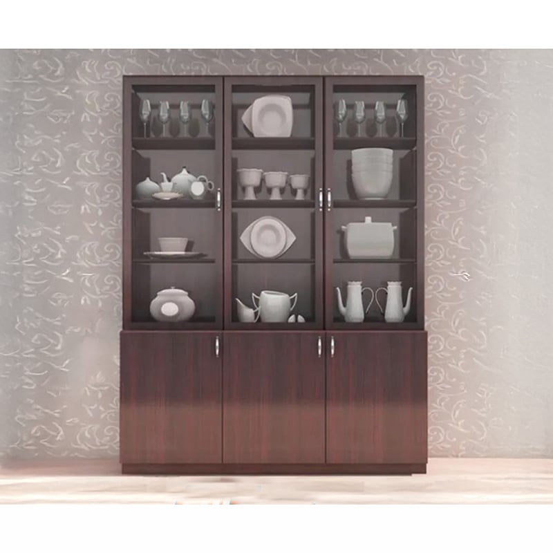 Picture of Furniture Express Newfangled - Showcase With Crockery Display Unit with 3 door Storage Cabinet by Best Quality Furniture - Furniture & Decor