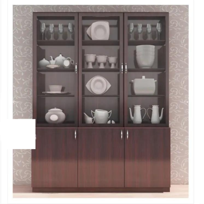 Picture of Furniture Express Newfangled - Showcase With Crockery Display Unit with 3 door Storage Cabinet by Best Quality Furniture - Furniture & Decor