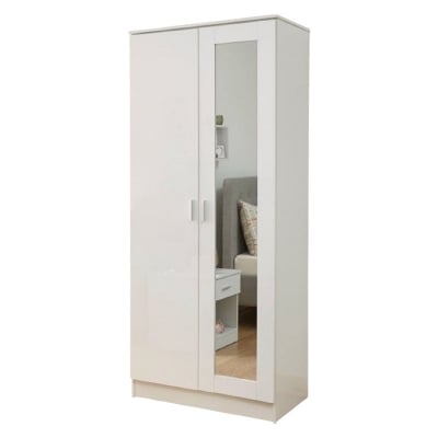 Picture of Furniture Express Progressive - Bedroom Wardrobe 2 Door With Mirror by Best Quality Furniture - Furniture & Decor - Modern and Trendy- Delights