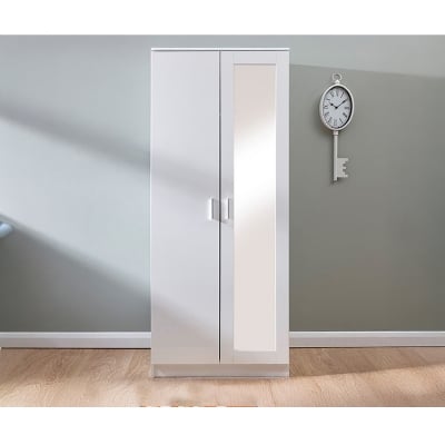Picture of Furniture Express Progressive - Bedroom Wardrobe 2 Door With Mirror by Best Quality Furniture - Furniture & Decor - Modern and Trendy- Delights