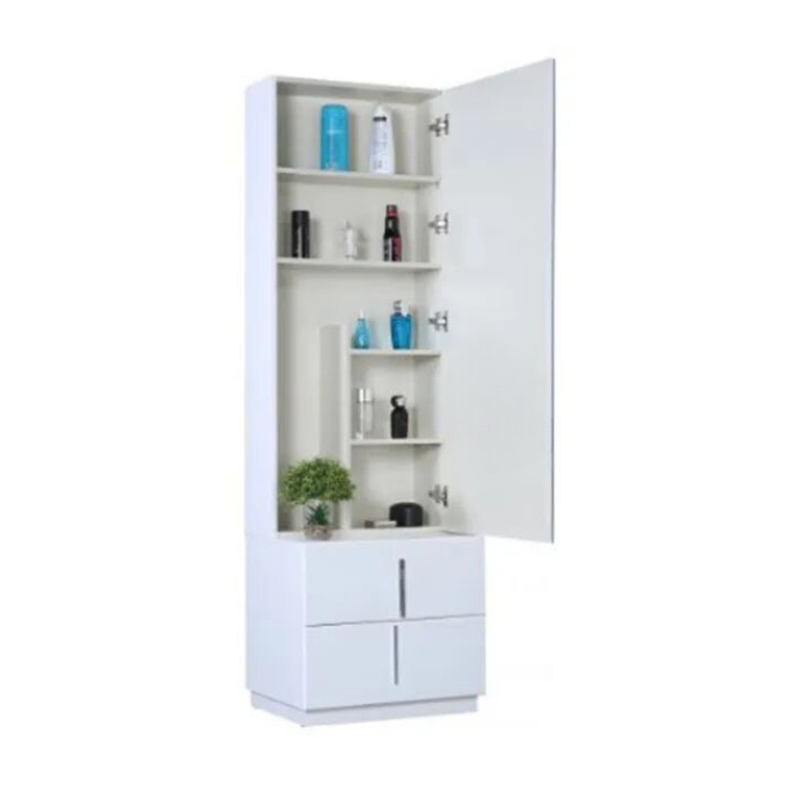 Picture of Furniture Express Nifty Niche - Modern Home Furniture Vanity Dressing Table with Drawers | Inner shelves Storage - Furniture & Decor- Delights-h70 w24 d12 inch