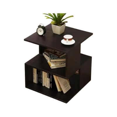 Picture of Furniture Express Newfangled - Bed Side Table with Storage 1.5 ft by 1.3ft/16 inch by Best Quality Furniture - Furniture & Decor - Modern and Trendy