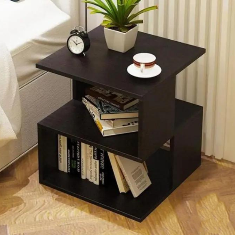 Picture of Furniture Express Newfangled - Bed Side Table with Storage 1.5 ft by 1.3ft/16 inch by Best Quality Furniture - Furniture & Decor - Modern and Trendy