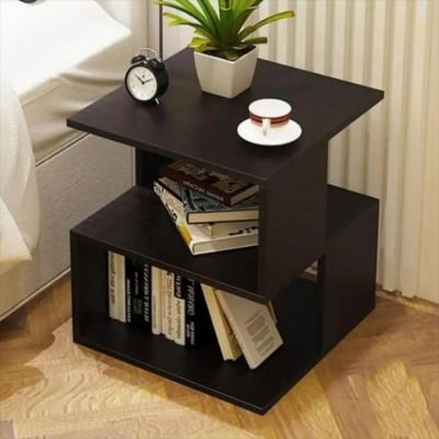 Picture of Furniture Express Newfangled - Bed Side Table with Storage 1.5 ft by 1.3ft/16 inch by Best Quality Furniture - Furniture & Decor - Modern and Trendy