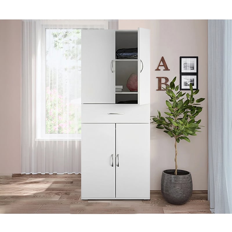 Picture of Furniture Express Unique Design 4 Door Almirah with Locker Drawer/ Bedroom Furniture Wardrobe/ Cloth Storage Cabinet by Best Quality Furniture
