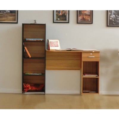 Picture of Furniture Express High Quality Reading Table | Computer Table | Laptop Table | Shelf Storage by Best Quality Furniture - Minimalistic Sophistication-h47 w42 d18 inch