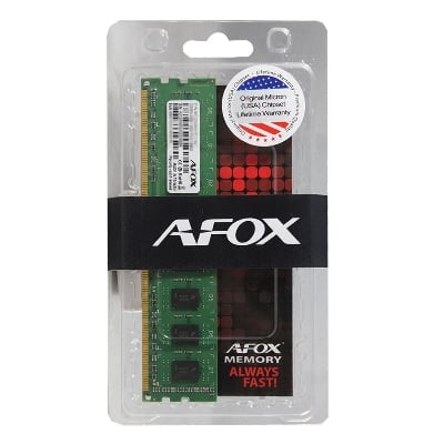 Picture of AFOX RAM 4GB DDR3 1600MHz Desktop RAM AFLD34BN1P