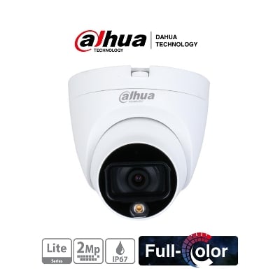 Picture of Dahua 2 MP IR Doom Camera Model: DHI-HAC-HDW-1209TLQP-A-LED Audio Full Metal