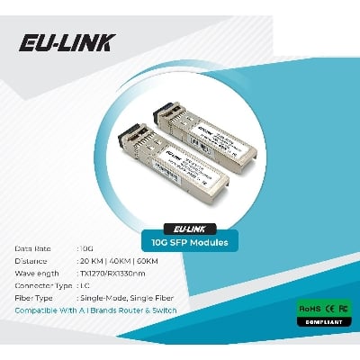 Picture of EU LINK Compatible Pair of  SFP 10G 40km PAIR