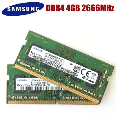 Picture of Samsung DDR4 4GB 2666MHz 260 PIN SODIMM, CL19, 1.2V laptop ram memory module notebook