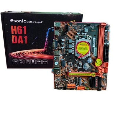 Picture of Esonic H61Da1 M.2 Nvme Motherboard With Hdmi - Intact Box - Enjoy A Year Of Brand Warranty
