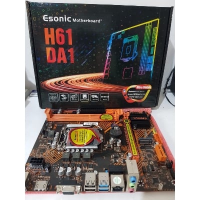 Picture of Esonic H61Da1 M.2 Nvme Motherboard With Hdmi - Intact Box - Enjoy A Year Of Brand Warranty