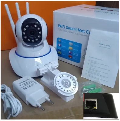 Picture of WiFi IP Camera V380 Pro WiFi Smart Net Camera IP Camera Smart  THREE ANTENNA  Wireless Home Security Camera