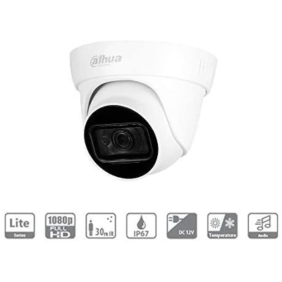 Picture of Dahua HAC-HDW1200TLP-A 2MP HDCVI IR Eyeball Camera with Audio