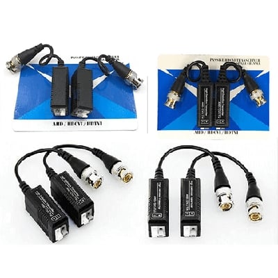 Picture of VIDEO BALUN 4 Pair (8pcs) HD HIGH QUALITY 1CH PASSIVE UTP FOR CCTV CAMERA